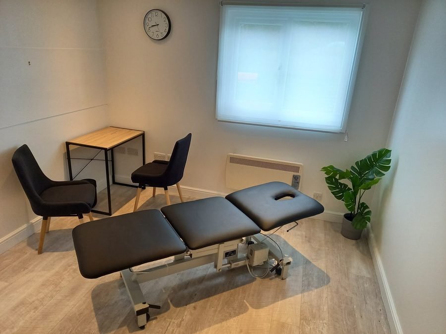 The treatment room at Hildenborough